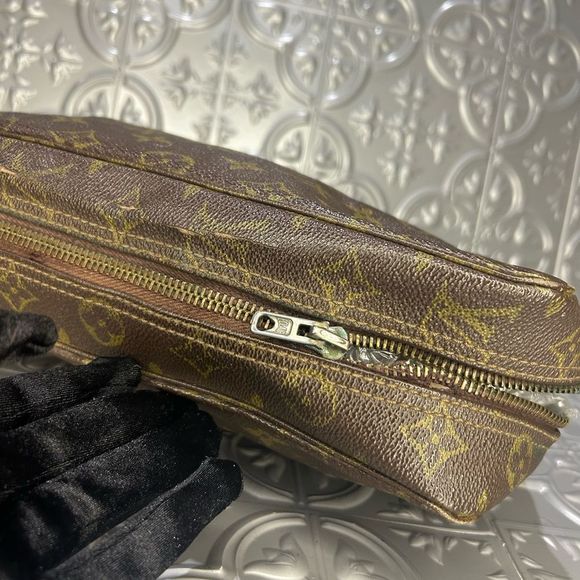 Louis Vuitton Trousse 28 Unisex BROWN Monogram canvas Cosmetic Bag - Picture 15 of 16